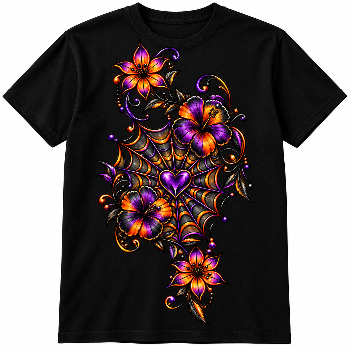 Halloween Heart Floral - DTF