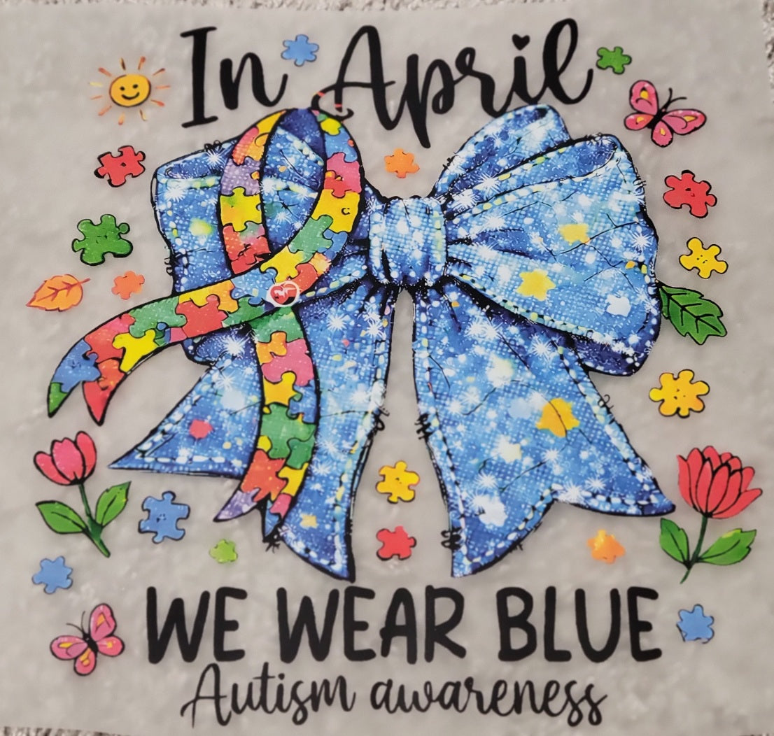 April We Wear Blue - DTF