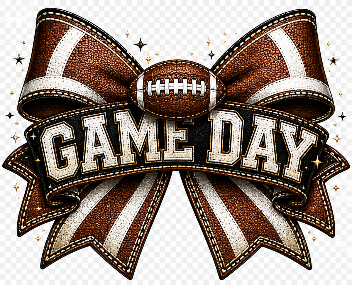 Football Bow - DTF