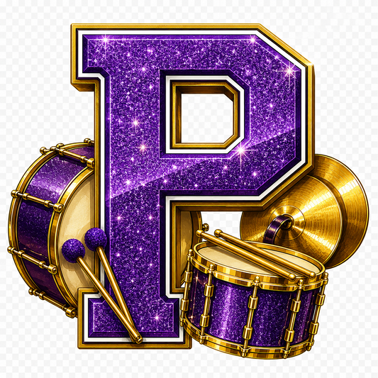 Percussion with Bling - DTF