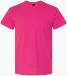 Pink Cotton Short-Sleeve T-Shirt