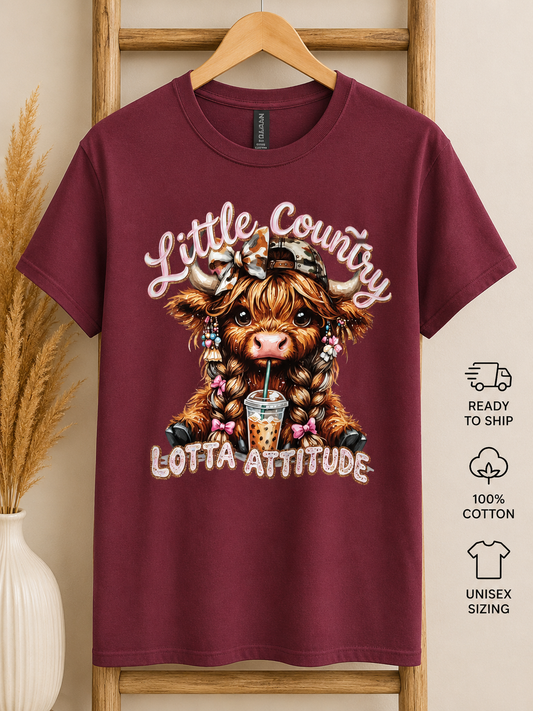 Little Country Lotta Attitude Tee