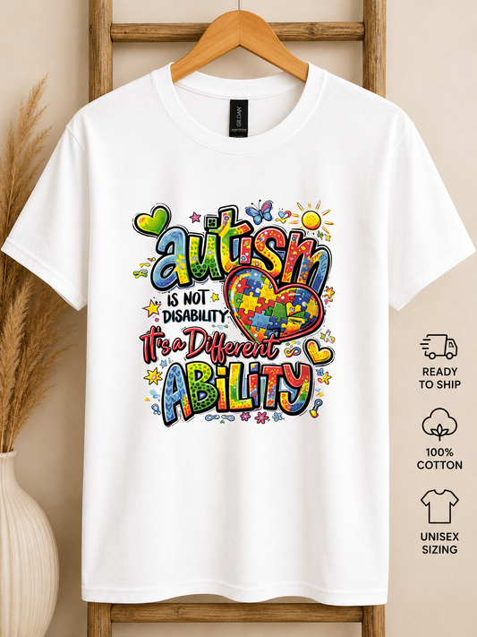 Autism is Not A Disability Tee